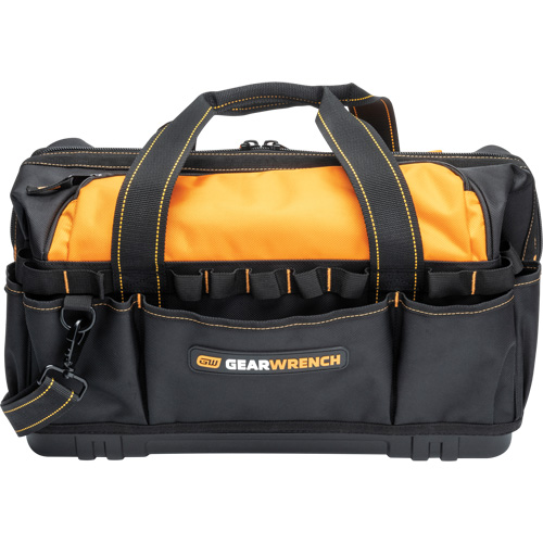 Gearwrench GWTB20 Professional 20" Tool Bag, Nylon, 33 Pockets, Black/Orange