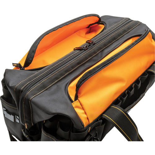 Gearwrench GWTB20 Professional 20" Tool Bag, Nylon, 33 Pockets, Black/Orange