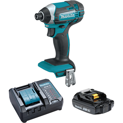 Makita DTD152Y003 LXT 1/4" Impact Driver, 1/4", 1460 in-lbs. Max. Torque, 18 V, Lithium-Ion