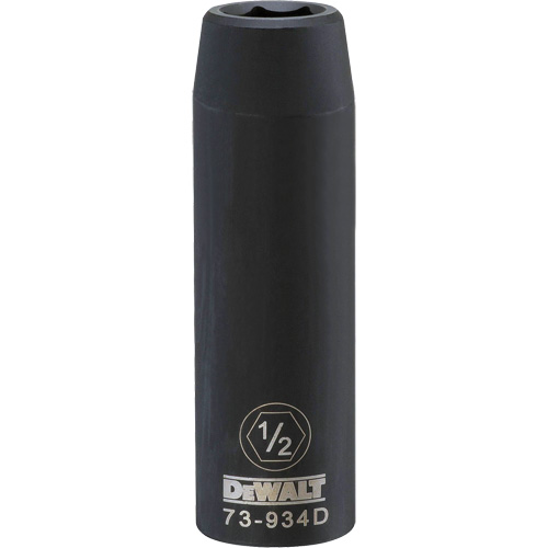 DEWALT DWMT73934OSP Socket, Impact, 1/2", 1/2" Drive, 6 Points