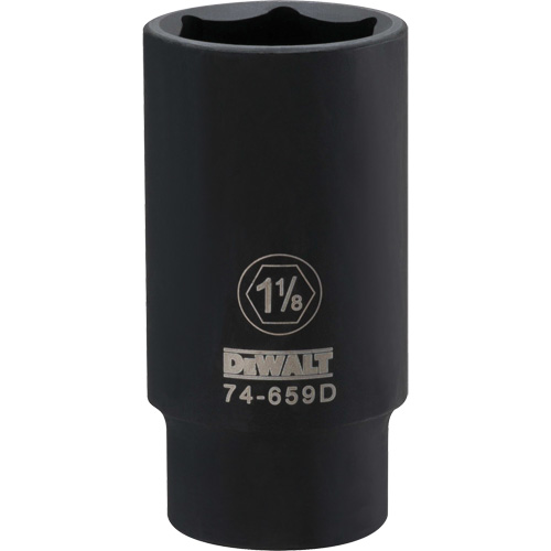 DEWALT DWMT74659OSP Socket, Impact, 1-1/8", 1/2" Drive, 6 Points