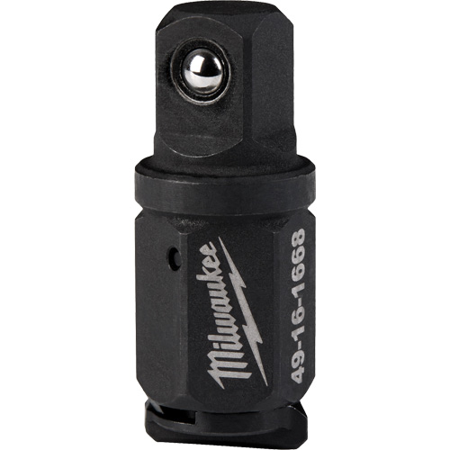 Milwaukee 49-16-1668 INSIDER Box Ratchet Anvil Adapter, 3/8" Drive, 3/8" Socket, 0.63" L, Ball