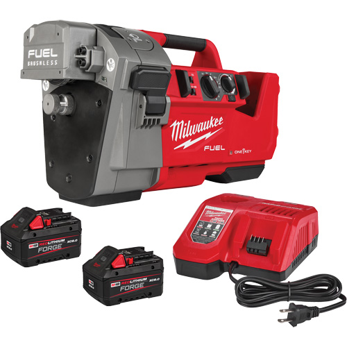 Milwaukee 2927-22 Rainureuse &agrave; rouleau pour 1-1/4" - 4" s&eacute;rie 10/40 et 6" s&eacute;rie 10 FUEL RINGER