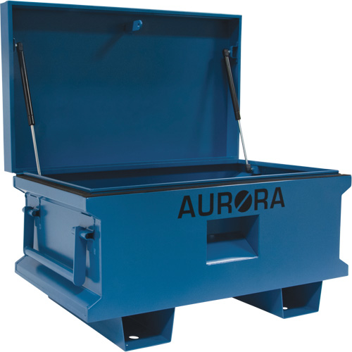 Aurora Tools UAY672 Jobsite Tool Box, 33" x 20-3/10" x 18-3/10", Steel, Blue