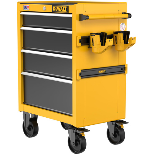 DEWALT DWST27042 Heavy-Duty Rolling Tool Chest, 4 Drawers, 26" W x Yellow
