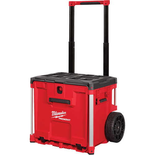 Milwaukee 48-22-8420 PACKOUT Rolling Drawer Tool Box, 19" x 24" x 20", Black/Red