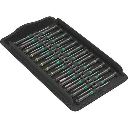Wera Tools 05134000001 Jeu Kraftform Micro Big Pack 1 de tournevis pour &eacute;lectroniques, 25 m
