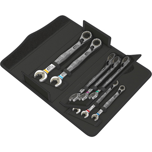 Wera Tools 05020093001 6001 Joker Switch Ratcheting Wrench Set, 8 Pcs, 5/16" Drive Size