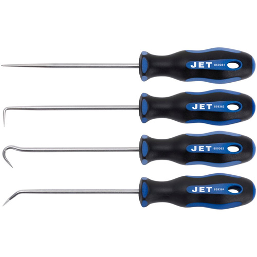 JET 859351 JPHS-604 6" Pick & Hook Set, 4 Pieces