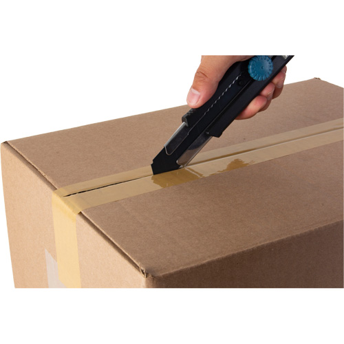 Outils Aurora UAY904 Couteau r&eacute;tractable de 25 mm, Acier inoxydable, Robuste, Prise en Caoutchouc