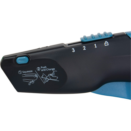 Aurora Tools UAY906 Retractable Safety Knife , Stainless Steel, Heavy-Duty, Plastic/Aluminum Handle