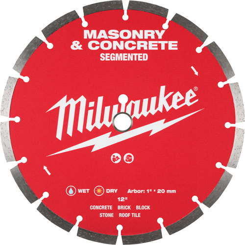 Milwaukee 49-93-9312 Segmented Masonry & Concrete Diamond Blade