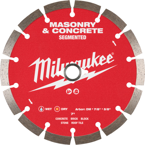 Milwaukee 49-93-9307 Segmented Masonry & Concrete Diamond Blade