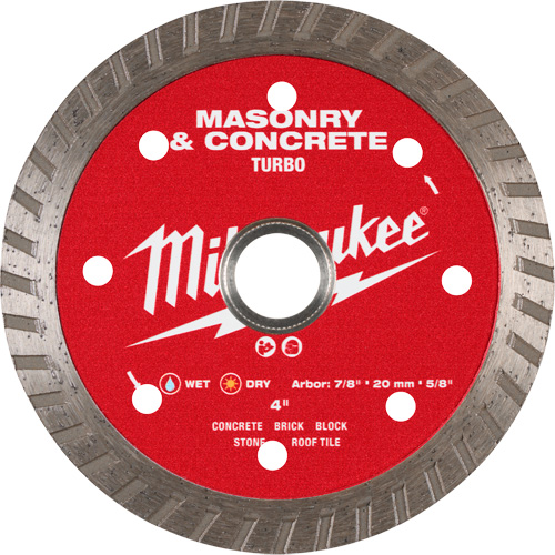 Milwaukee 49-93-9402 Lame turbo en diamant dentel&eacute;e pour maçonnerie et b&eacute;ton
