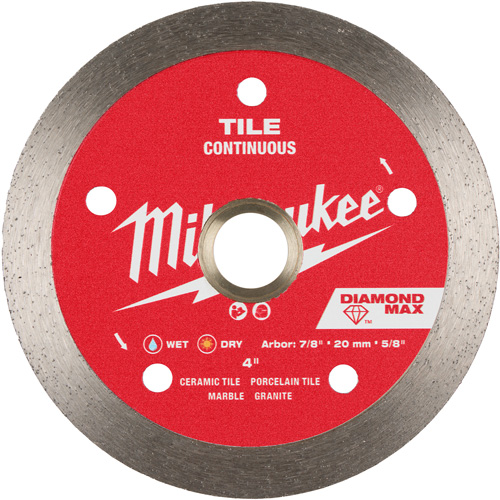 Milwaukee 49-93-9202 DIAMOND MAX Continuous Tile Diamond Blade