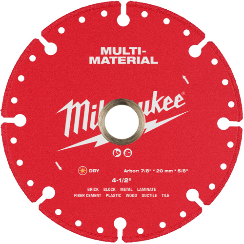 Milwaukee 49-93-9604 Lame diamant&eacute;e multimat&eacute;riaux
