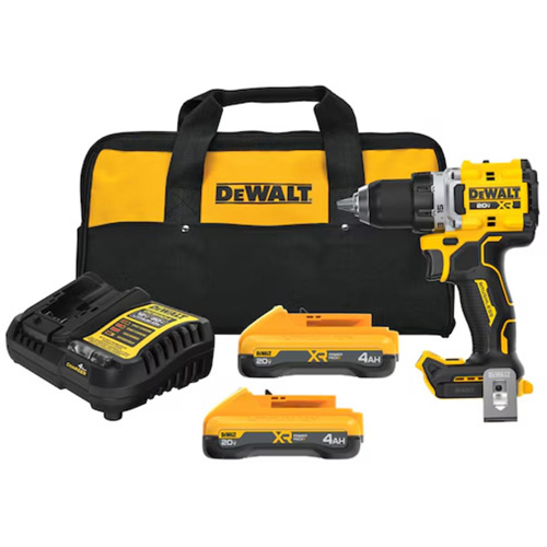 DEWALT DCD801QQ2 Ensemble visseuse-perceuse sans fil et sans balais MAX* XR, Lithium-ion, 20 V, Mandrin 1/2"