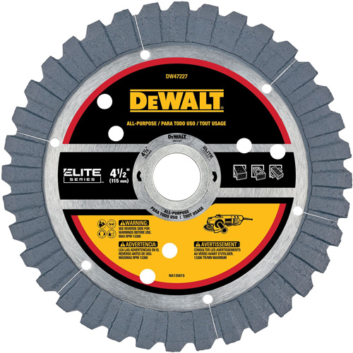 DEWALT DW47227 Lame diamant&eacute;e polyvalente ELITE SERIES
