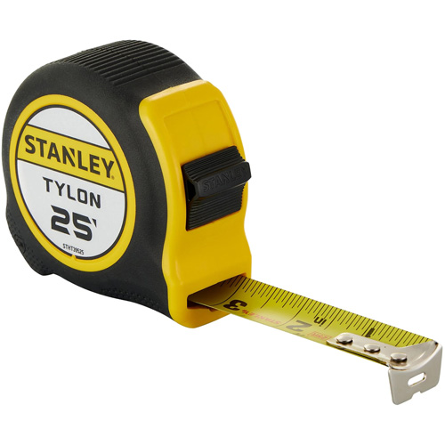 Stanley Tools STHT39525 Tylon Tape Measure, 25', Imperial Graduations