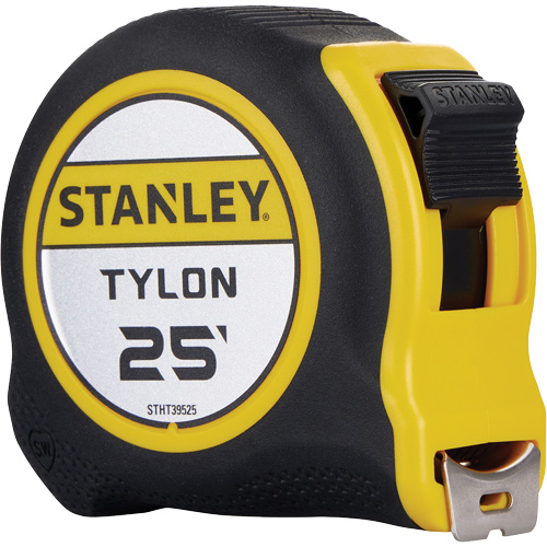 Stanley Tools STHT39525 Ruban &agrave; mesurer Tylon, 25', Marques de goujon Imp&eacute;rial