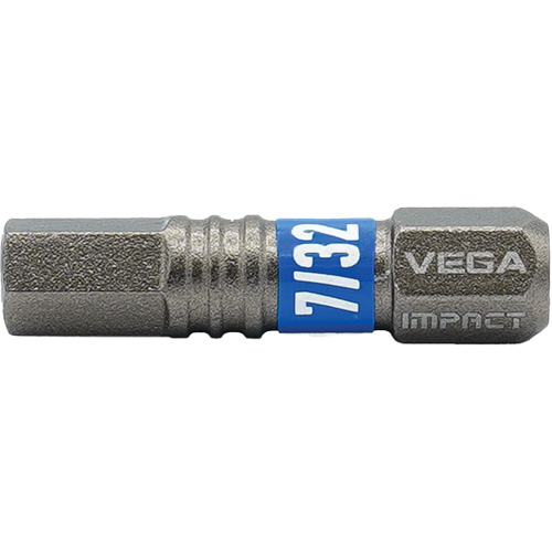 Vega T125H1464A Embout Impactech, Hexagonale, 7/32", Prise 1/4"