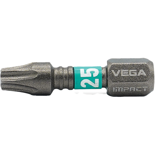 Vega T125T25A Impactech&reg; Insert Bit, Torx, T-25, 1/4" Drive