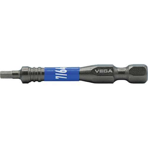 Vega T150H0764A Impactech&reg; Power Bit, Hex, 7/64" Tip, 1/4" Drive Size, 2" Length