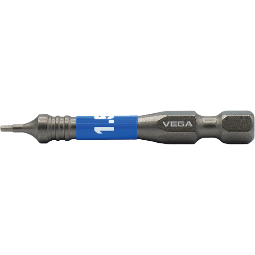 Vega T150H015A Impactech&reg; Power Bit, Hex, 1.5 mm Tip, 1/4" Drive Size, 2" Length
