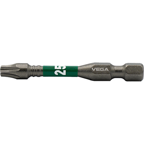 Vega T150TT25A Impactech&reg; Power Bit, Torx&reg; Tamper, T-25 Tip, 1/4" Drive Size, 2" Length