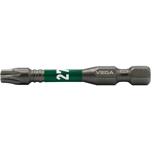 Vega T150TT27A Impactech&reg; Power Bit, Torx&reg; Tamper, T-27 Tip, 1/4" Drive Size, 2" Length