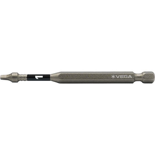 Vega T190R1A Embout pour outils &eacute;lectriques Impactech, Carr&eacute;e, Embout #1, Prise 1/4", Longueur 3-1/2"