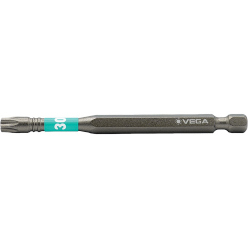 Vega T190T30A Embout pour outils &eacute;lectriques Impactech, Torx, Embout T-30, Prise 1/4", Longueur 3-1/2"