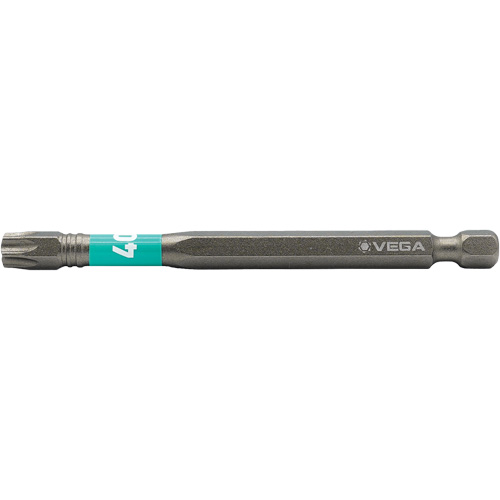 Vega T190T40A Impactech&reg; Power Bit, Torx, T-40 Tip, 1/4" Drive Size, 3-1/2" Length