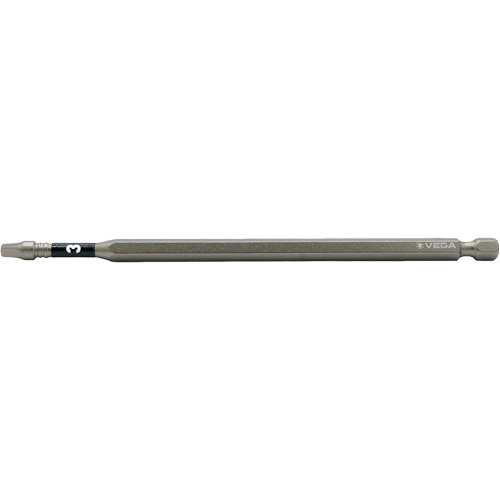 Vega T190F08A Embout pour outils &eacute;lectriques Impactech, Fente, Embout 8F-10R, Prise 1/4", Longueur 3-1/2"