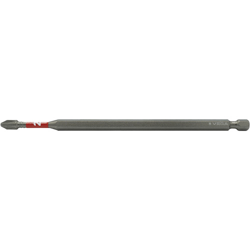 Vega T1150P2A Embout pour outils &eacute;lectriques Impactech, Phillips, Embout #2, Prise 1/4", Longueur 6"