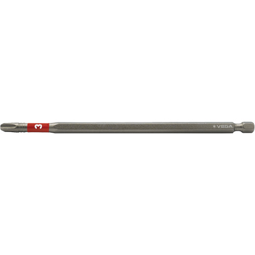 Vega T1150P3A Impactech&reg; Power Bit, Phillips, #3 Tip, 1/4" Drive Size, 6" Length
