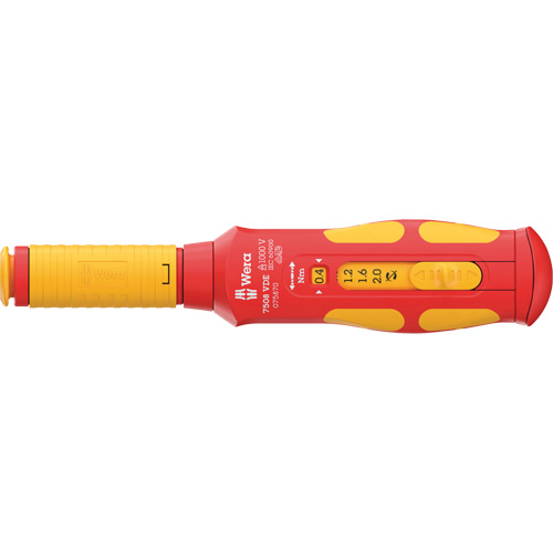 Wera Tools 05075870001 7508 VDE Kraftform Safe-Torque Speed Torque Screwdriver