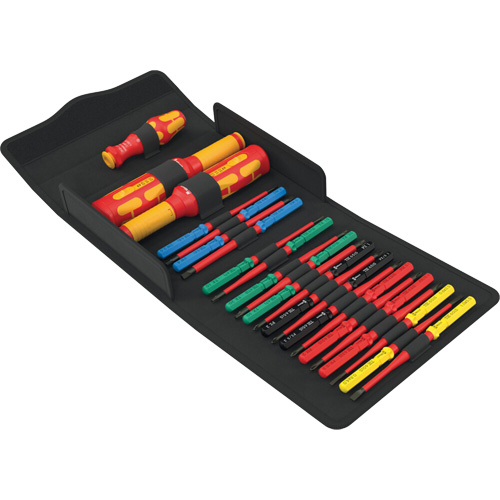 Wera Tools 05006633001 Coffret darmoire VDE &agrave; serrage s&eacute;curis&eacute; et contr&ocirc;le de vitesse Kraftform Kompakt, 1000 V, 23 M