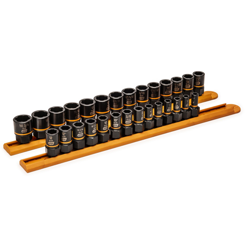 Gearwrench 84784 Jeu de douilles d'extraction Bolt Biter, 28 Mcx, Chocs, Prise de 1/4"/3/8"