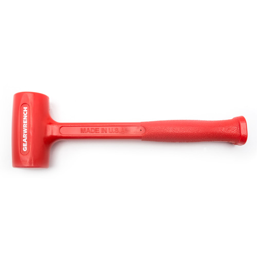 Gearwrench 69-534G One-Piece Standard Head Dead Blow Hammer, 38 oz., Textured Grip, 15-1/4" L