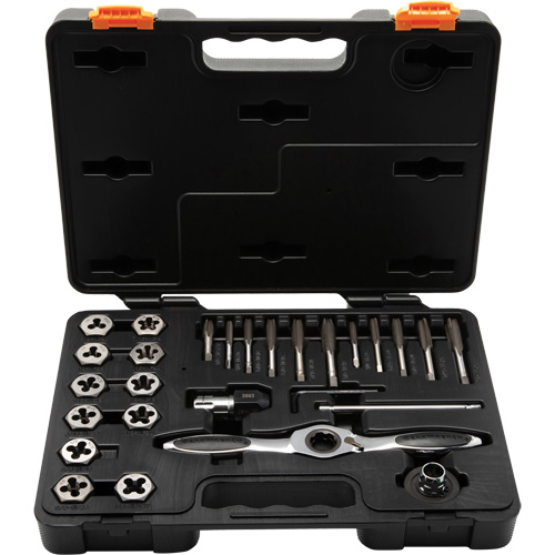 Gearwrench 82813 SAE Ratcheting Tap & Die Set, 27 Pieces