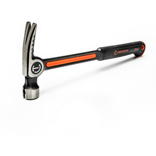 Crescent CHSFRS22-06 Smooth-Face Framing Hammer, 22 oz., Solid Steel Handle, 16" L
