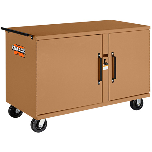 Knaack 58-KL &eacute;tabli roulant robuste mod&egrave;le 58 avec cadenas, 54-1/4" la x 37-3/10" h x 26" p