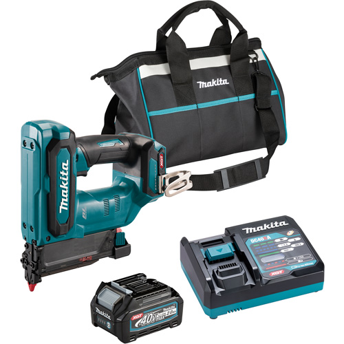 Makita PT001GA102 40Vmax XGT Brushless 1-3/8" 23 ga Pin Nailer Kit, 40 V, Lithium-Ion