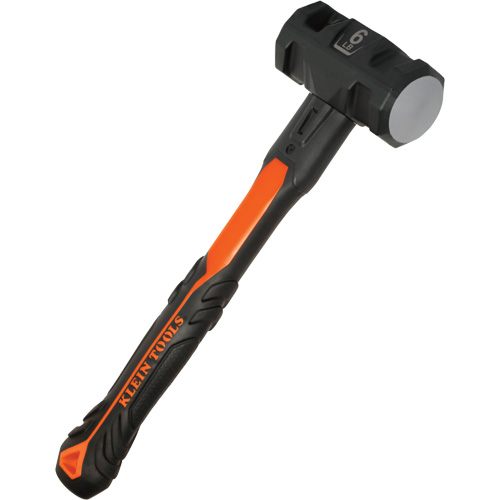 Klein Tools H80626 Sledge Hammer, 6 lbs., 16-7/10", Fibreglass Handle
