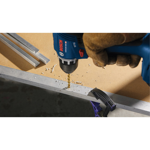Bosch GSR18V-400B22 Trousse perceuse-visseuse compacte sans balais, Lithium-ion, 18 V, Mandrin 1/2", Couple 400 lb-po