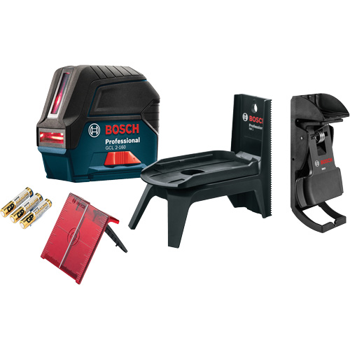 Bosch GCL 2-160 Niveau laser &agrave; lignes crois&eacute;es auto-nivelant avec points daplomb