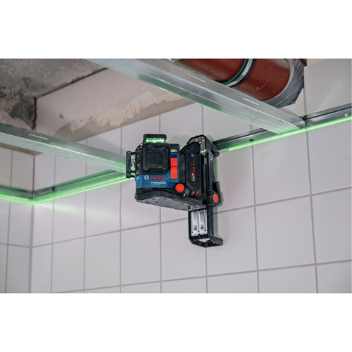 Bosch GLL330-80CGL 360 Connected Green-Beam Three-Plane Leveling and Alignment Laser