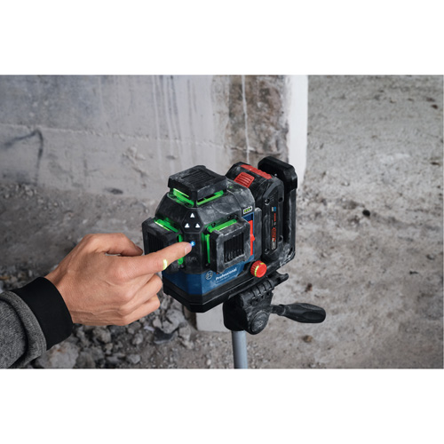 Bosch GLL330-80CGL 360 Connected Green-Beam Three-Plane Leveling and Alignment Laser