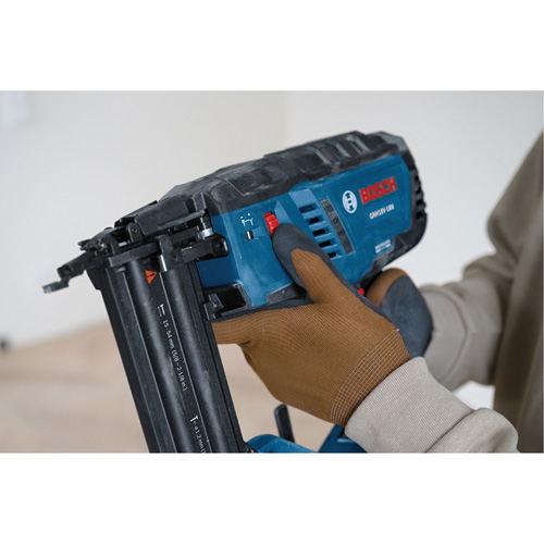 Robert Bosch GNH18V-18MN Cloueur pour clous &agrave; t&ecirc;te perdue de calibre 18 (outil seul), 18 V, Lithium-ion